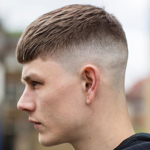 French Crop With High Bald Fade