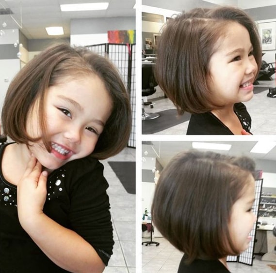 Bob Haircut for Little Girl