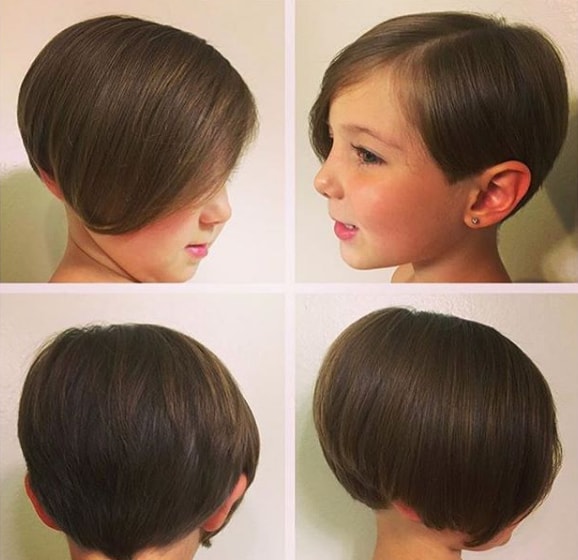 Little Girl Short Bob Haircut