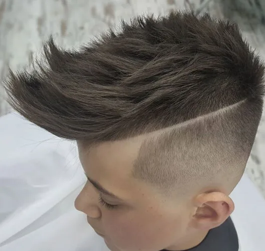 Textured Mohawk with Side Shaved