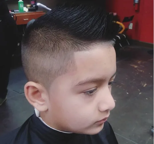 Undercut with Spikes Boy Haircut