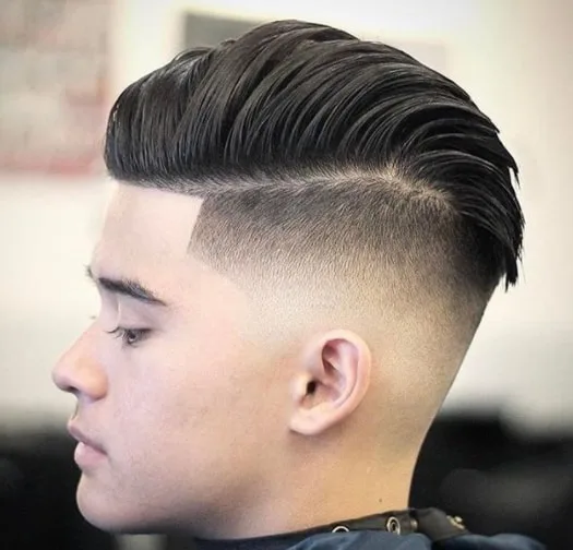 Medium Layered with Shaved Sides