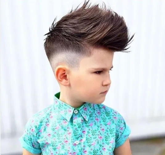 Cute Mohawk Style With Taper Fade