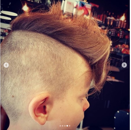 Top Mohawk with Shaved Side and Back