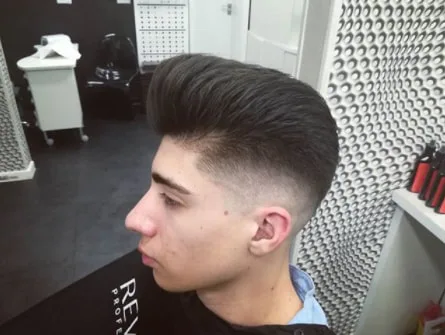 Cool Pompadour Boy Haircut