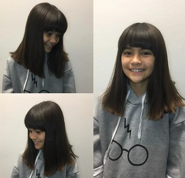  Straight Hair With Bangs