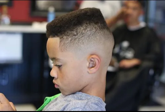Short Flat Top with Shaved Sides and Back
