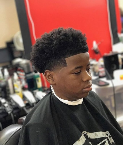 Medium Length Black Boy Haircut