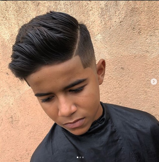 Black Boy Pompadour Haircut