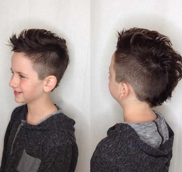 Curly Pompadour hairstyle