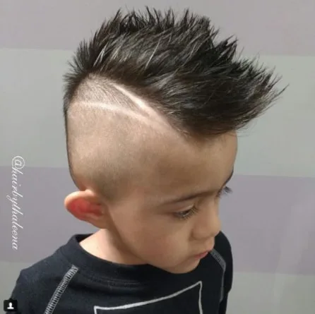 Faux Hawk With Surgical Design 