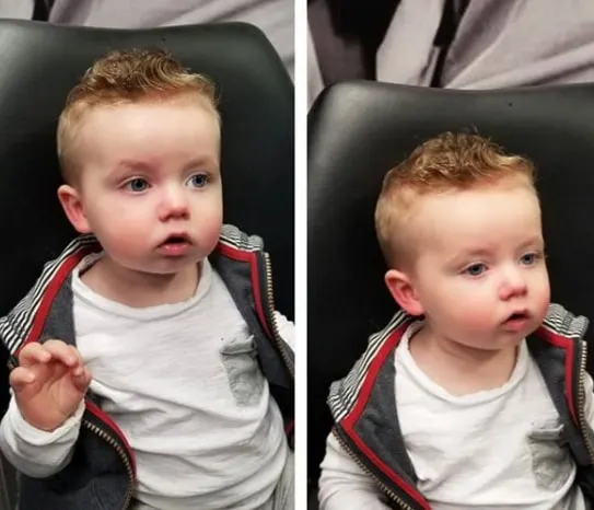 5 Year Old Boy Haircut with Curly Spikes