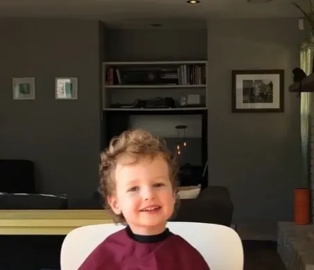 Baby Boy Messy Curls Hairstyle