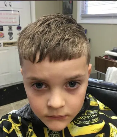 Angled Bangs Toddler Boy Haircut