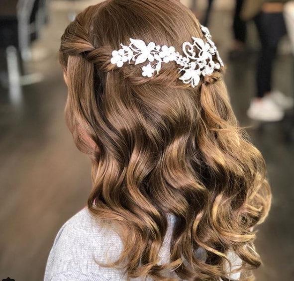 Beach Waves Little Girl Hairstyle