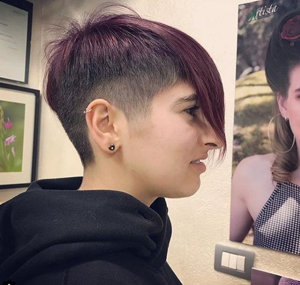Bob Haircut With Shaved Sides