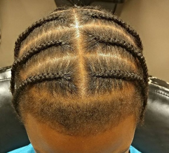 Cornrows for kids