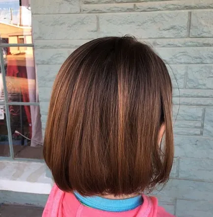 Cute Girl with Bob Cut