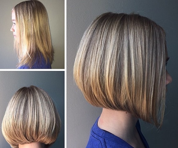 A-Line Girl Bob Hairstyle