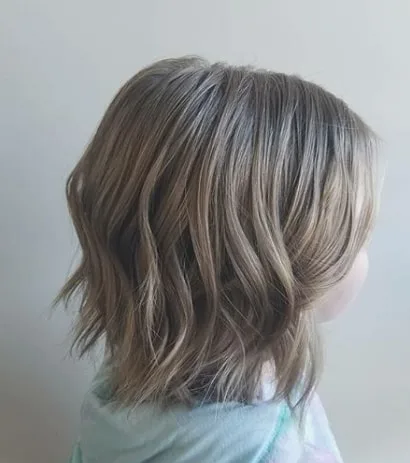 Cute Girl with Layered Bob