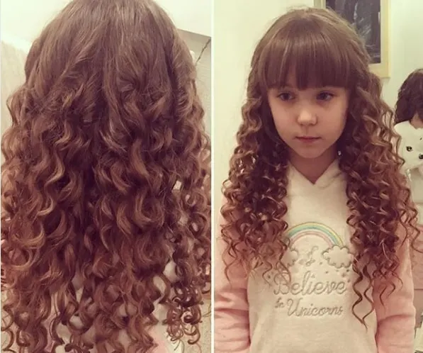 Loose Curls For Little Girls