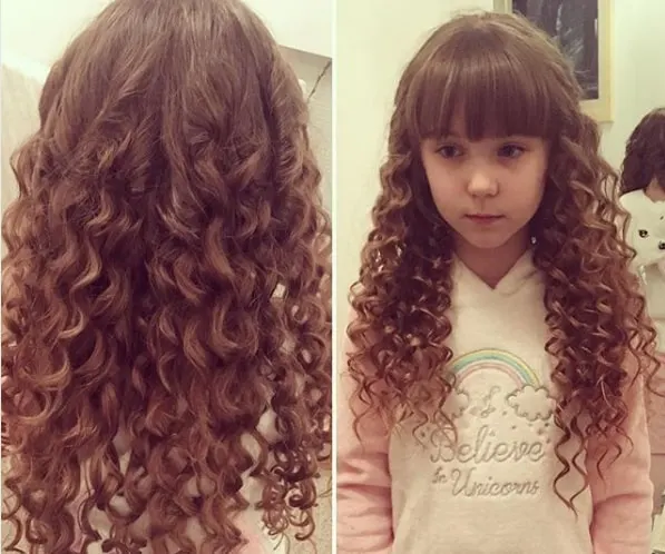 Loose Curls for Little Girls