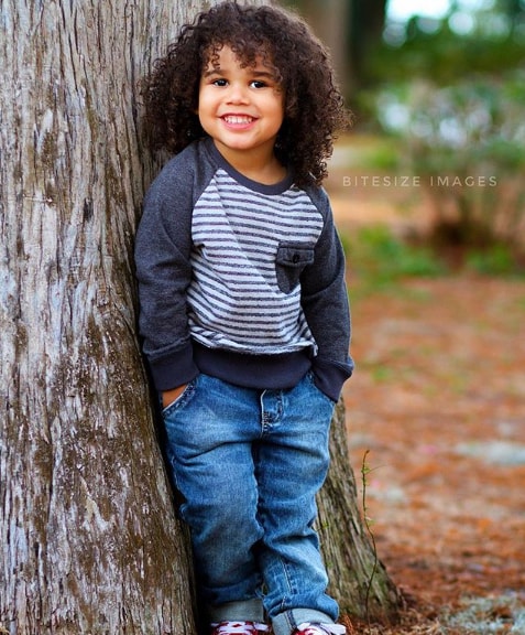 Naturally Curly Boy Haircut