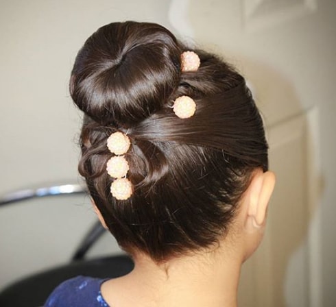 Playful Sock Hair Bun 