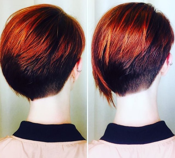 Red Pixie Hairstyle