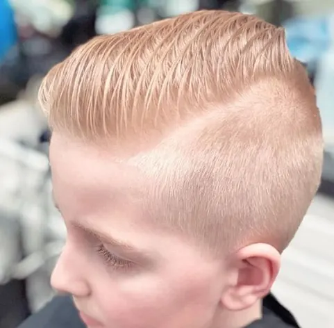 Shaved Sides With Layers On The Top