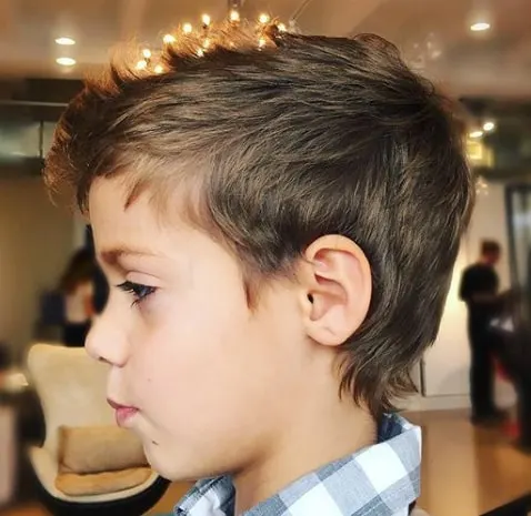 Spiky Fringe Boy Haircut