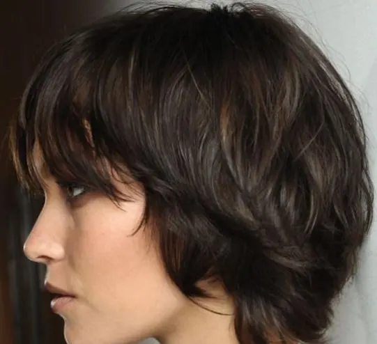 Super-Short Shag Girl Haircut