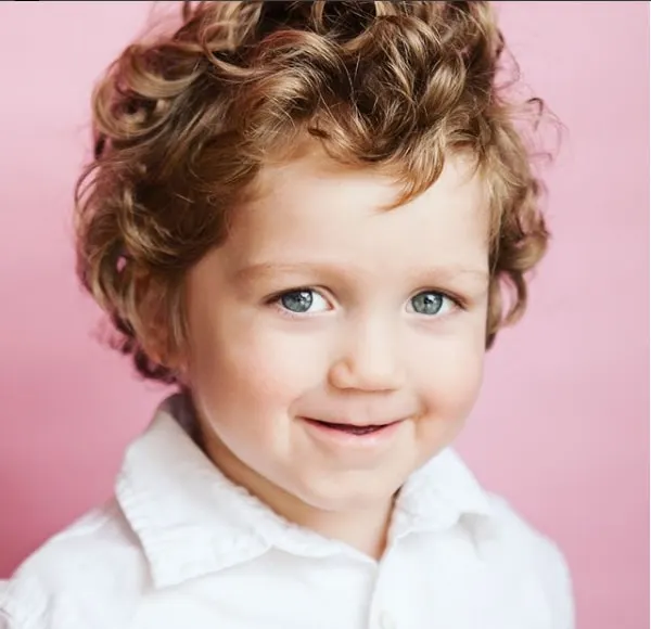 Toddler Boy Curly Hairstyle