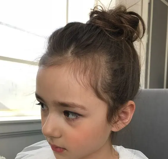 Top Knot for a little girl