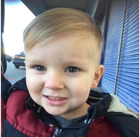 Baby Boy Side Swept Hair With Undercut