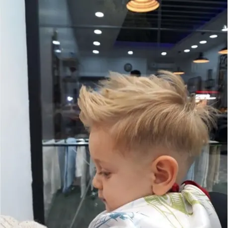 Rough And Spiky Baby Boy Haircut