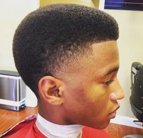 Flat Top With Faded Side Front