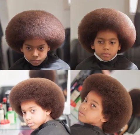 Afro Hairstyle For Black Boys