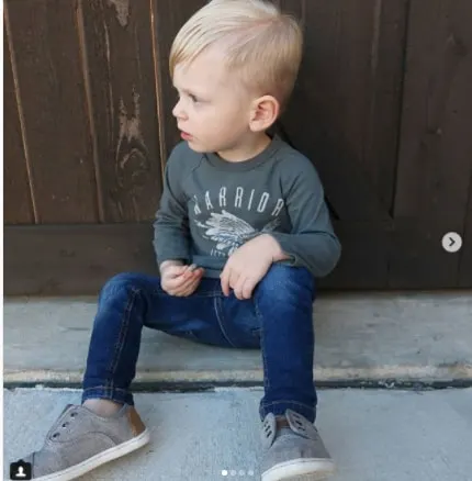 Mid Fade with Side Swept - Toddler Boy Haircut