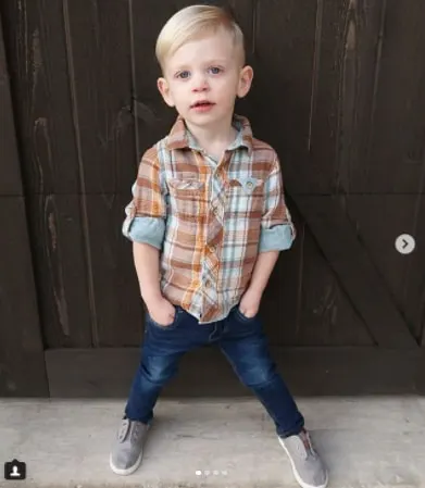 Faded Sides with Side Swept Toddler Boy Haircuts