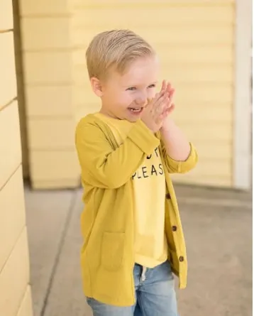 Textured Layers Side Swept Toddler Boy Haircut