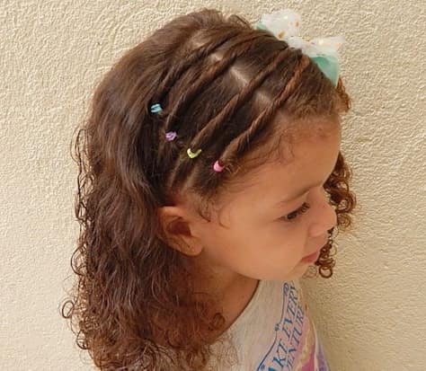Horizontal Braids With Curly Hair