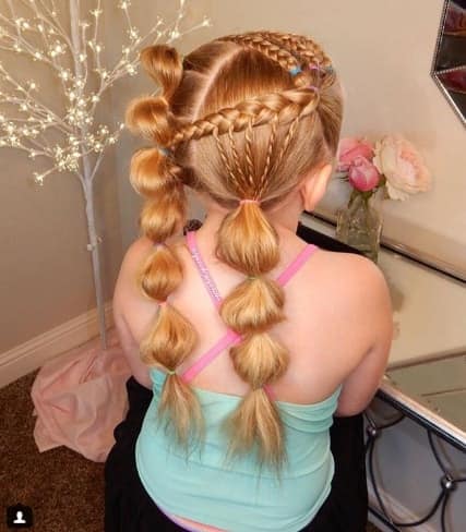 Braided Top With Sectioned Pigtails