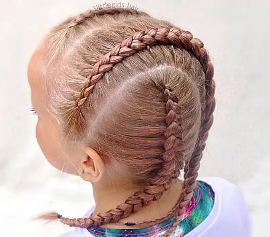 Horizontal Braided Patches On Top