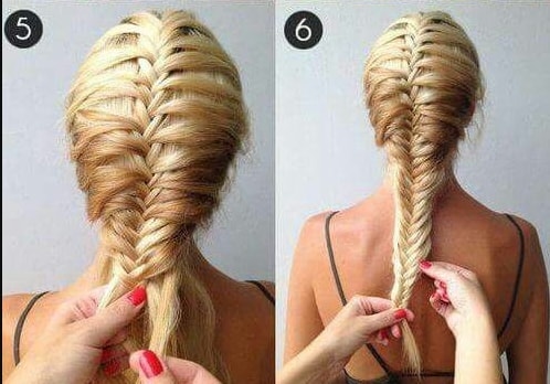 Easy Fishtail Braid Fourth and Fifth Positions