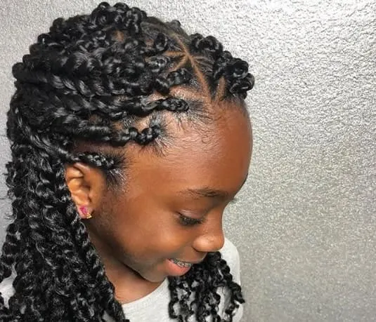 Twisted Braids For Kinky Hair