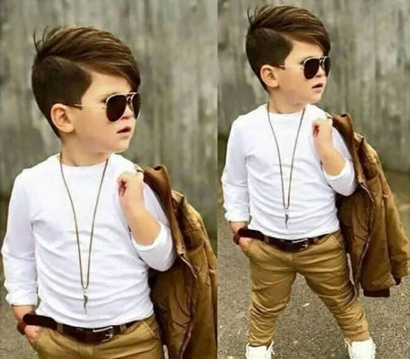 Side Parted Hairstyles for Boys School