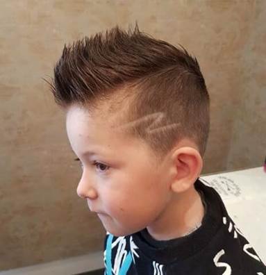 Spiky Mohawk With High Fade