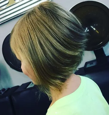 Side Parted A-Line Bob