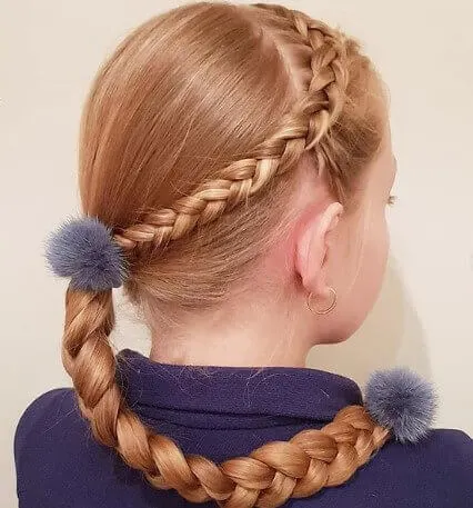 Cool Braided Hair Band With Nice Ponytail